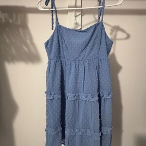 Blue Sleeveless Women’s Dress.